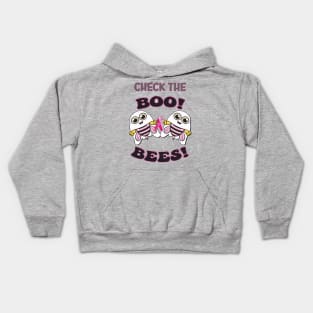 Breast Cancer Awareness Check The Boo-Bees Kids Hoodie